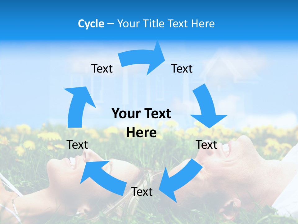 Finger Women Holding Hands PowerPoint Template