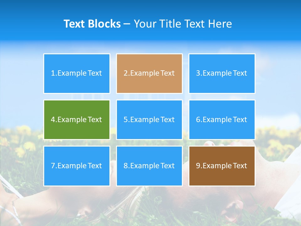 Finger Women Holding Hands PowerPoint Template