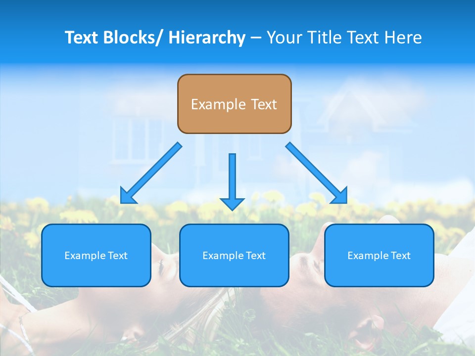 Finger Women Holding Hands PowerPoint Template