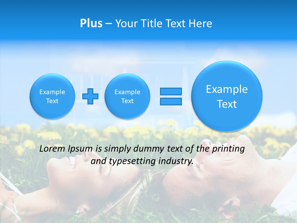Finger Women Holding Hands PowerPoint Template