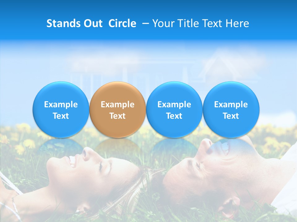 Finger Women Holding Hands PowerPoint Template