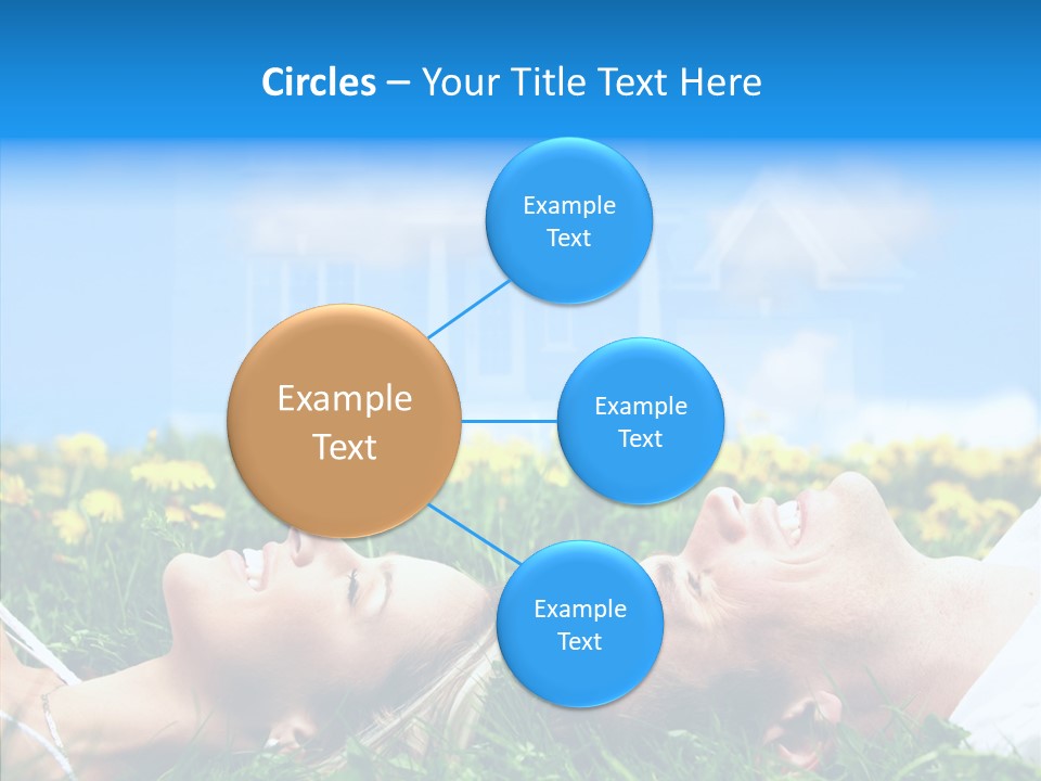 Finger Women Holding Hands PowerPoint Template