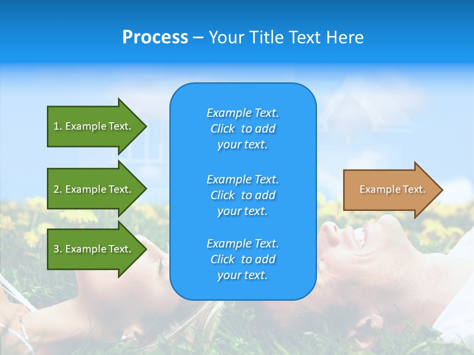 Finger Women Holding Hands PowerPoint Template