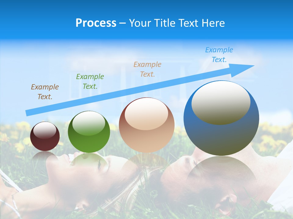 Finger Women Holding Hands PowerPoint Template