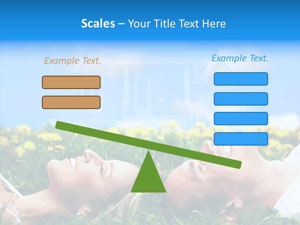 Finger Women Holding Hands PowerPoint Template