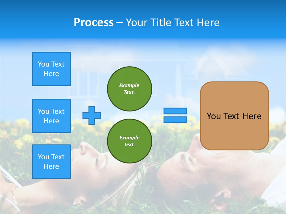 Finger Women Holding Hands PowerPoint Template