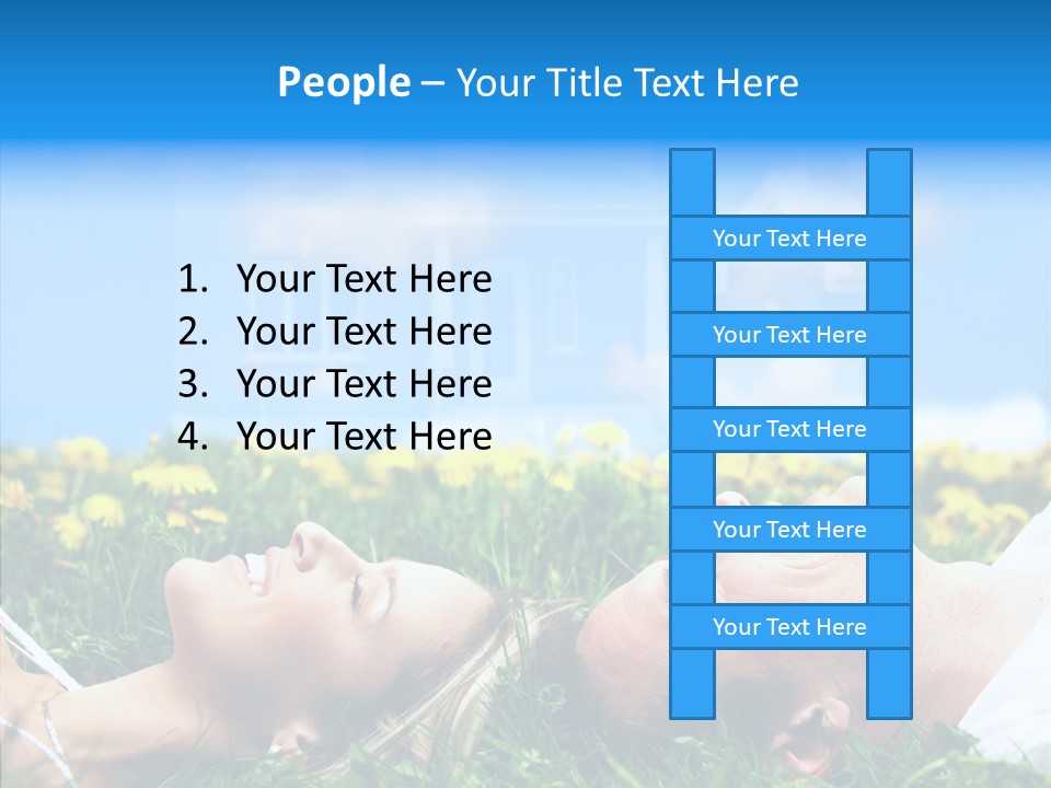 Finger Women Holding Hands PowerPoint Template