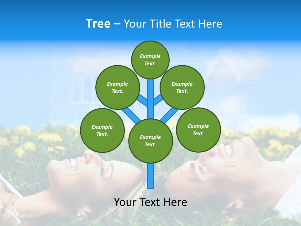 Finger Women Holding Hands PowerPoint Template