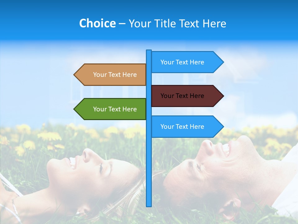 Finger Women Holding Hands PowerPoint Template