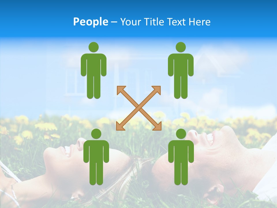 Finger Women Holding Hands PowerPoint Template