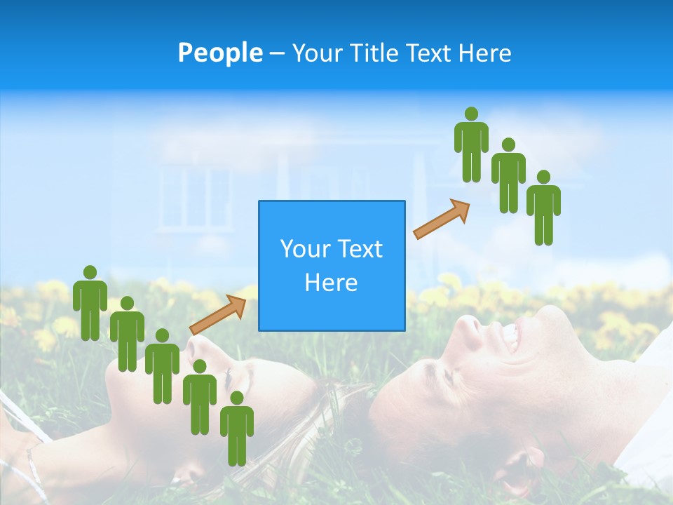 Finger Women Holding Hands PowerPoint Template