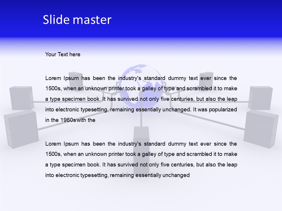 Female Closeup Two PowerPoint Template