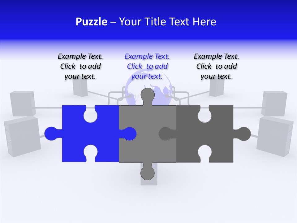 Female Closeup Two PowerPoint Template