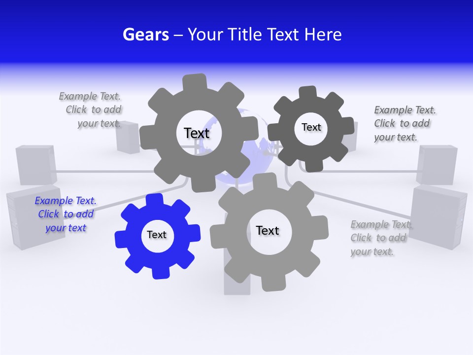 Female Closeup Two PowerPoint Template