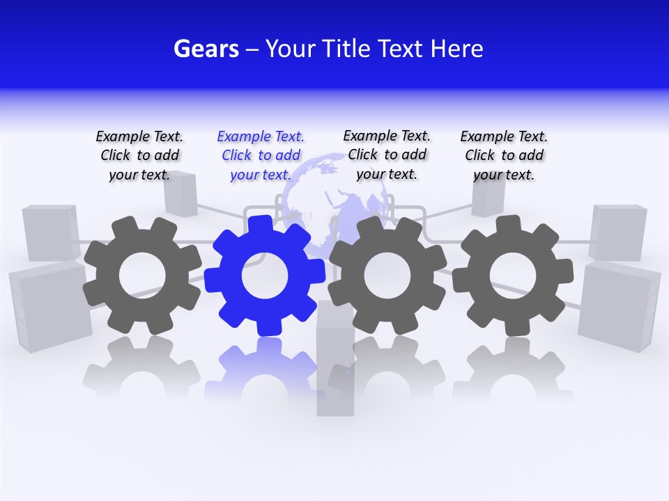 Female Closeup Two PowerPoint Template