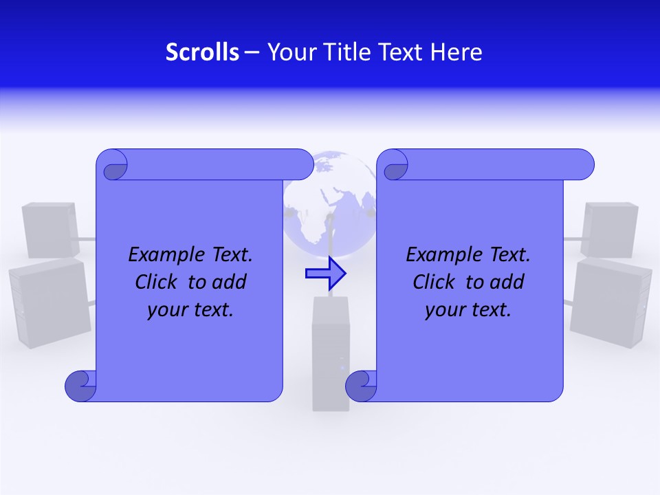 Female Closeup Two PowerPoint Template