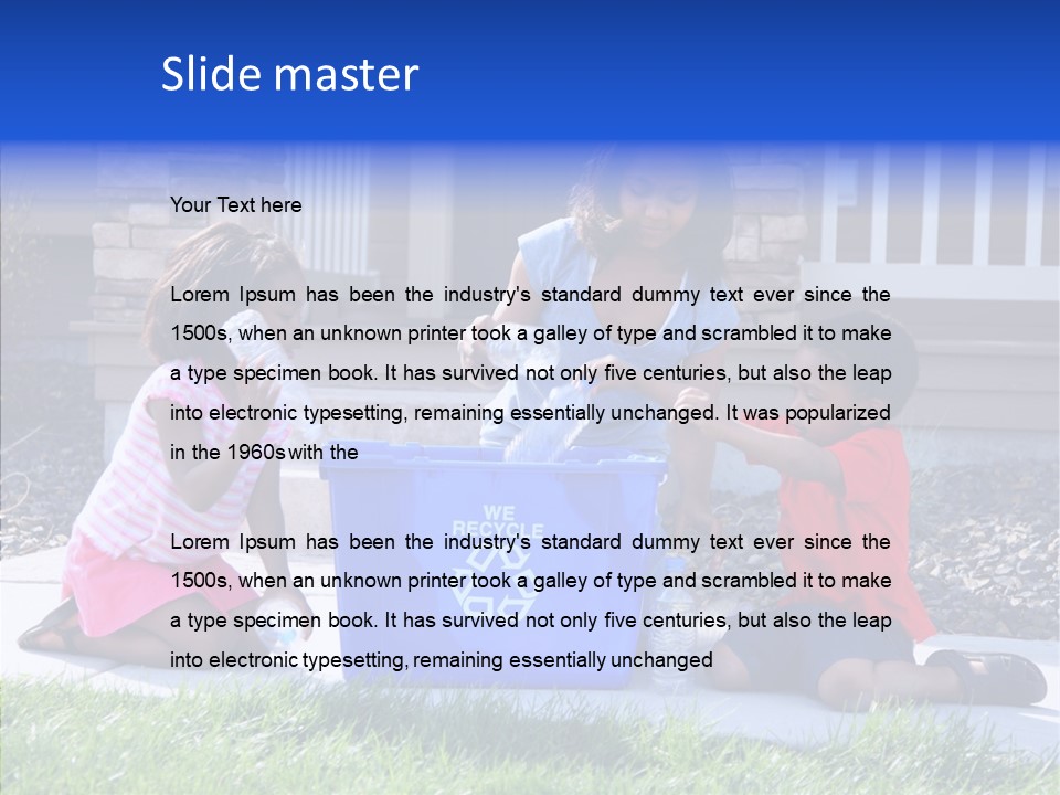 Elderly Human Background PowerPoint Template