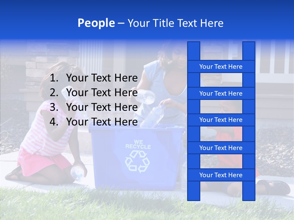 Elderly Human Background PowerPoint Template