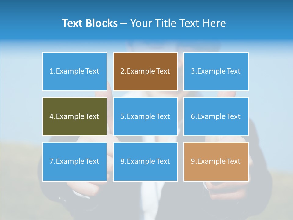 Assistance Touching Sharing PowerPoint Template