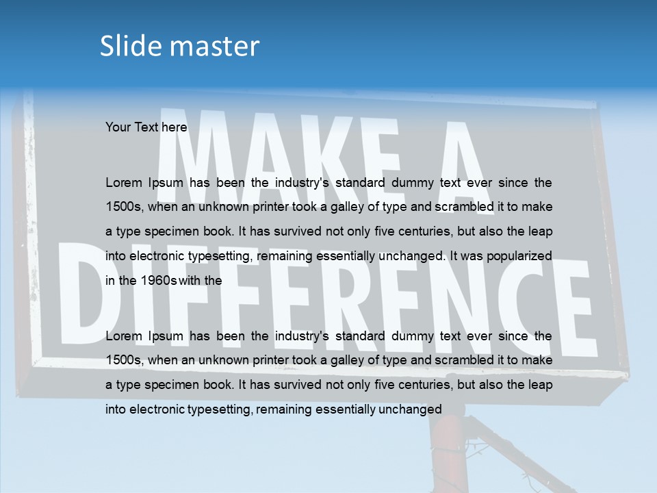 Female Sharing Senior PowerPoint Template