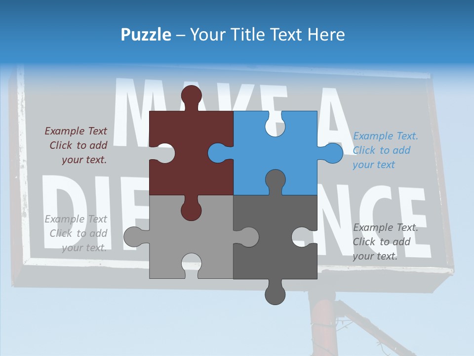 Female Sharing Senior PowerPoint Template