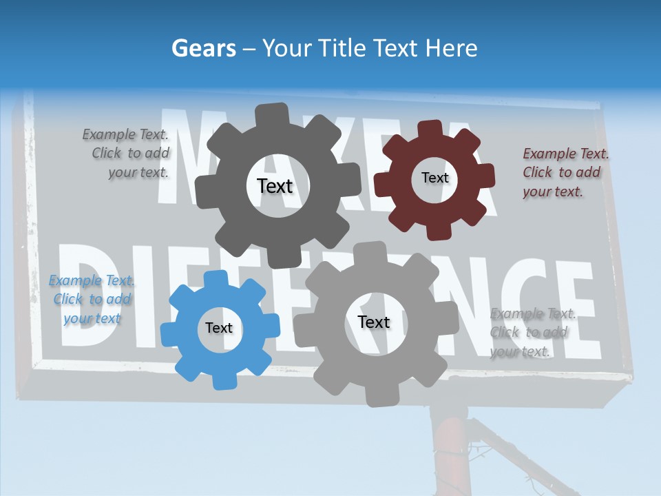 Female Sharing Senior PowerPoint Template