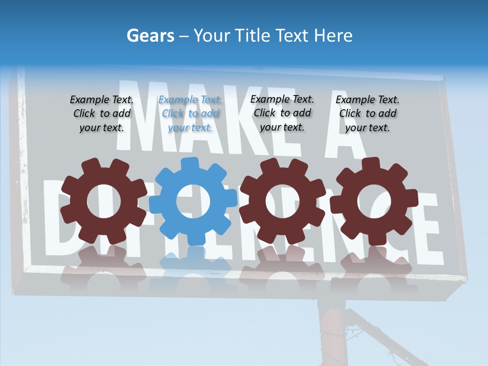 Female Sharing Senior PowerPoint Template