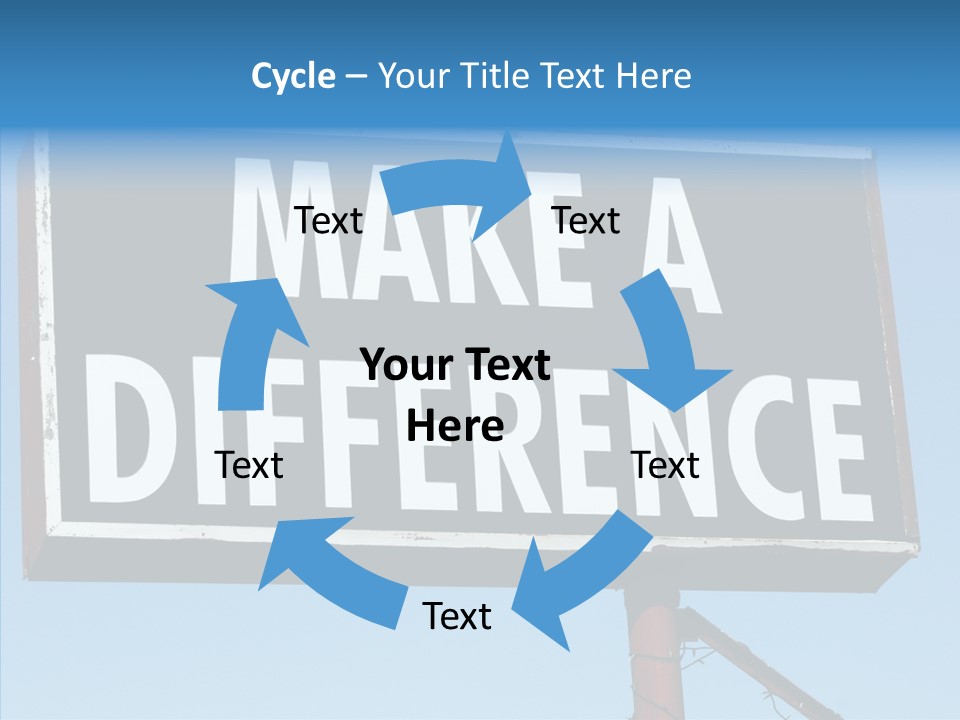 Female Sharing Senior PowerPoint Template
