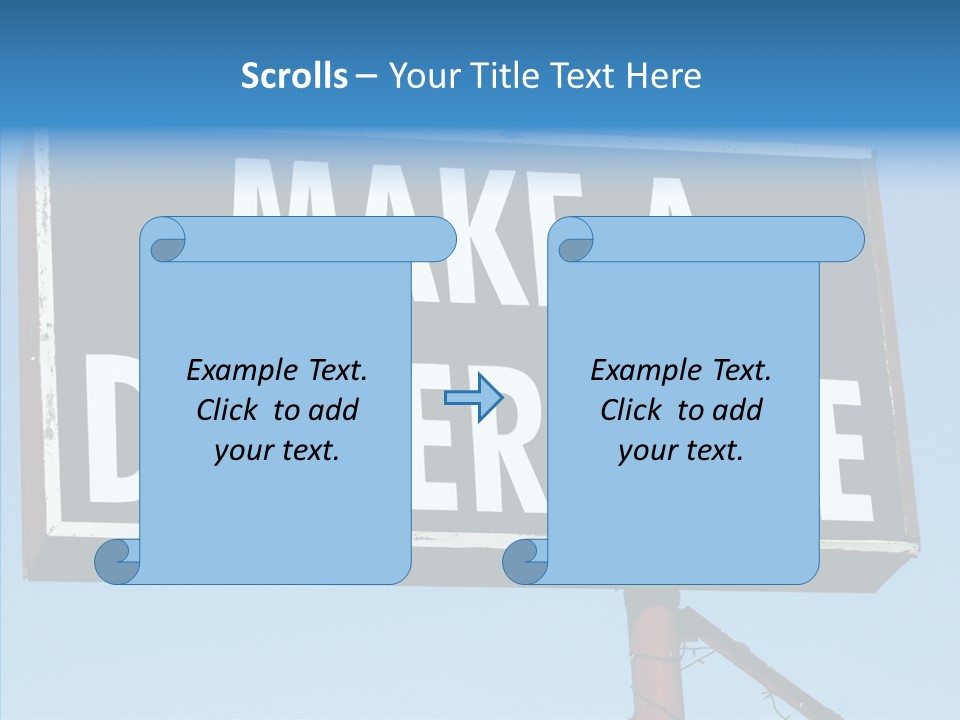 Female Sharing Senior PowerPoint Template