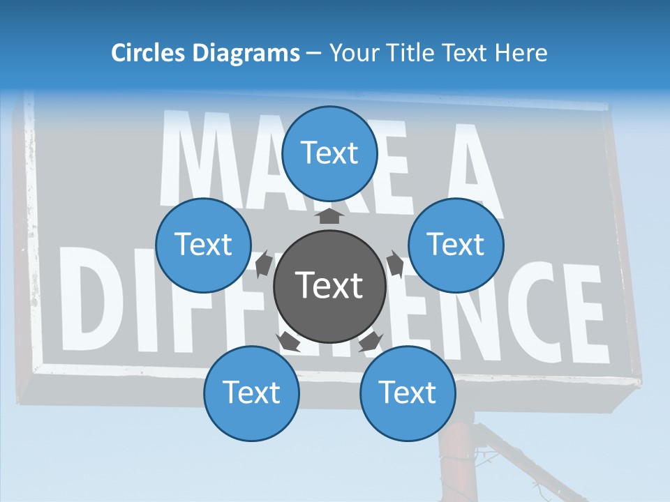 Female Sharing Senior PowerPoint Template