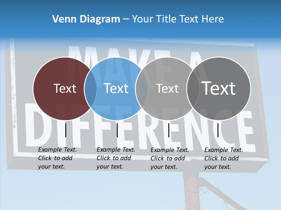 Female Sharing Senior PowerPoint Template