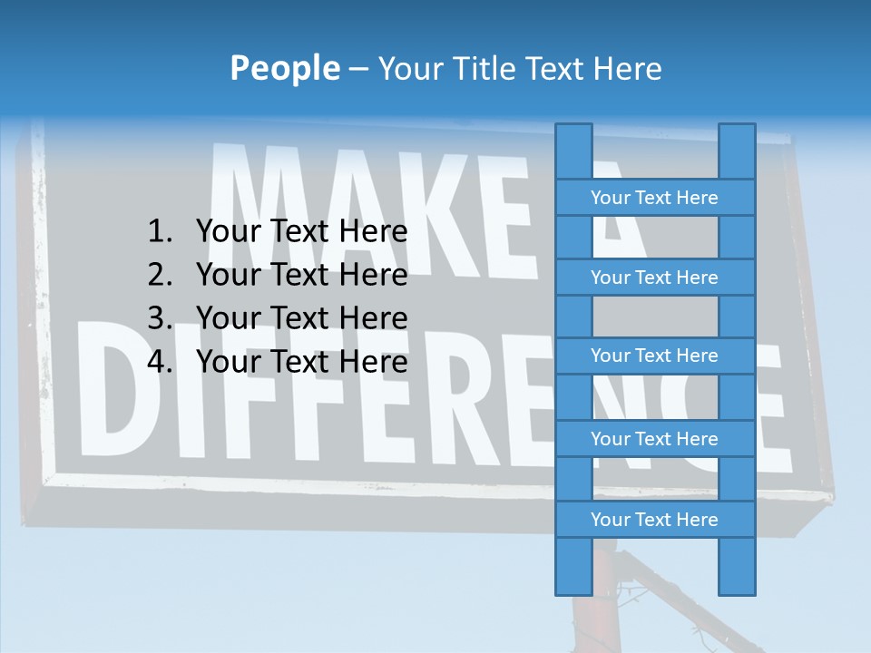 Female Sharing Senior PowerPoint Template