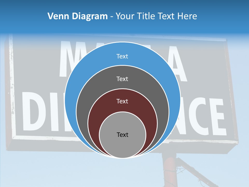 Female Sharing Senior PowerPoint Template