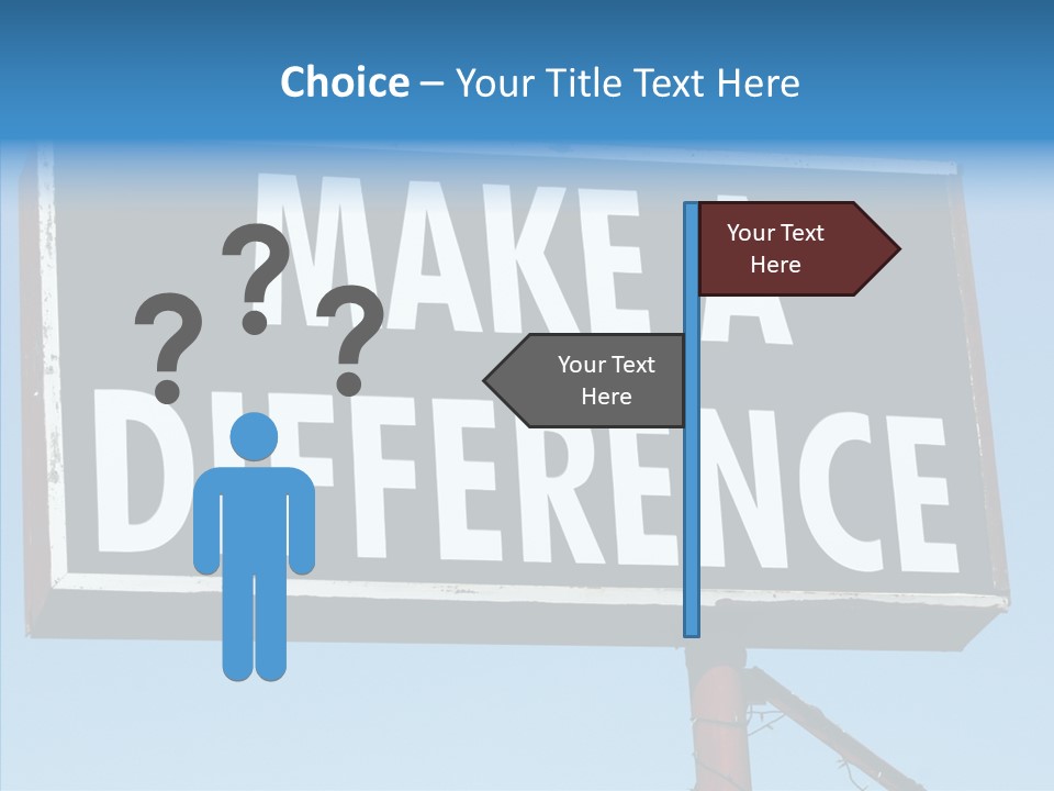 Female Sharing Senior PowerPoint Template