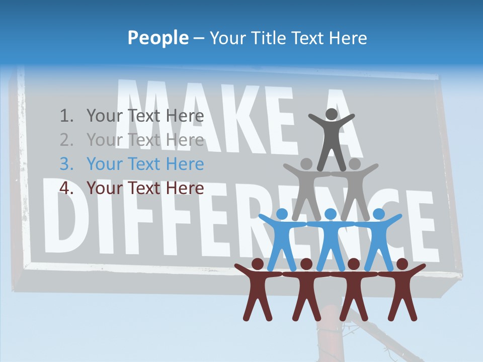 Female Sharing Senior PowerPoint Template