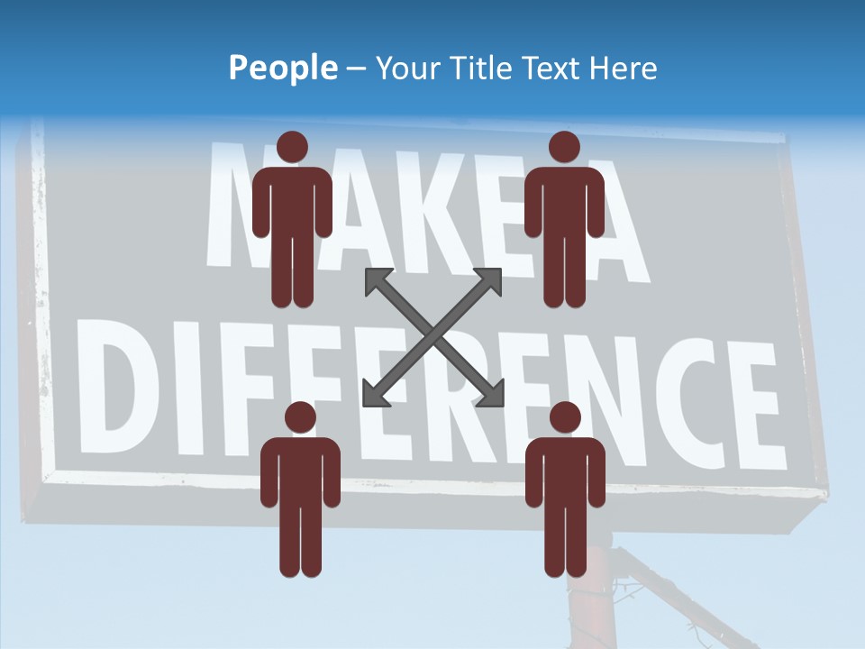 Female Sharing Senior PowerPoint Template