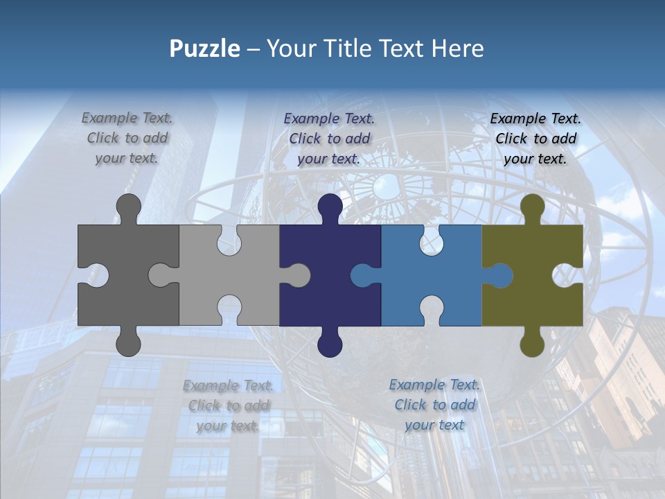 Togetherness Young Finger PowerPoint Template