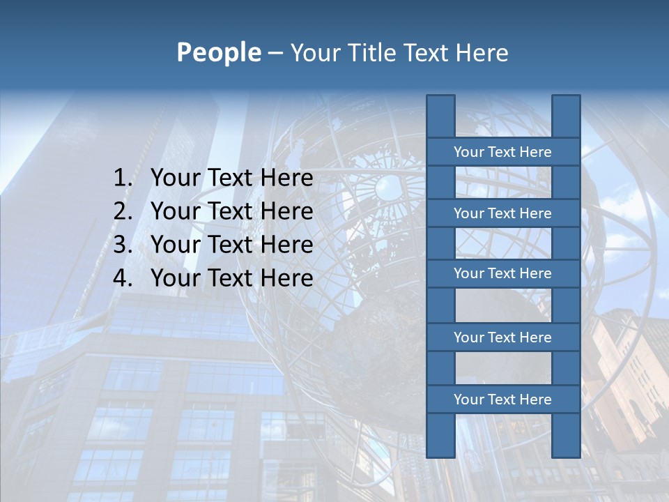 Togetherness Young Finger PowerPoint Template