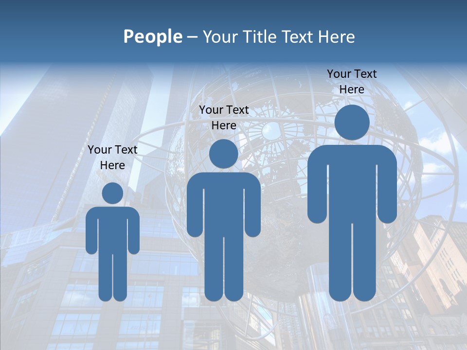 Togetherness Young Finger PowerPoint Template