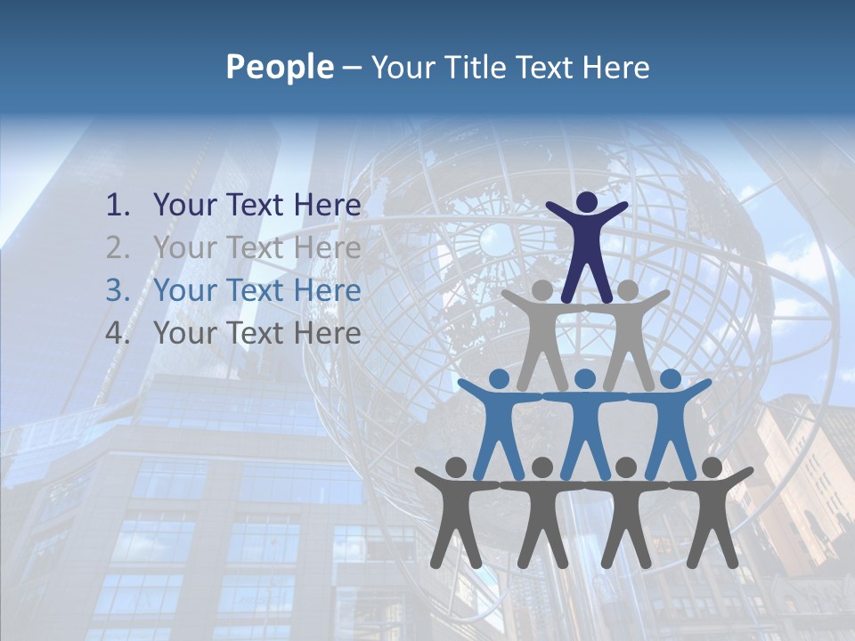 Togetherness Young Finger PowerPoint Template