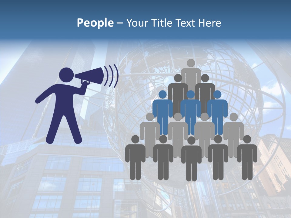 Togetherness Young Finger PowerPoint Template