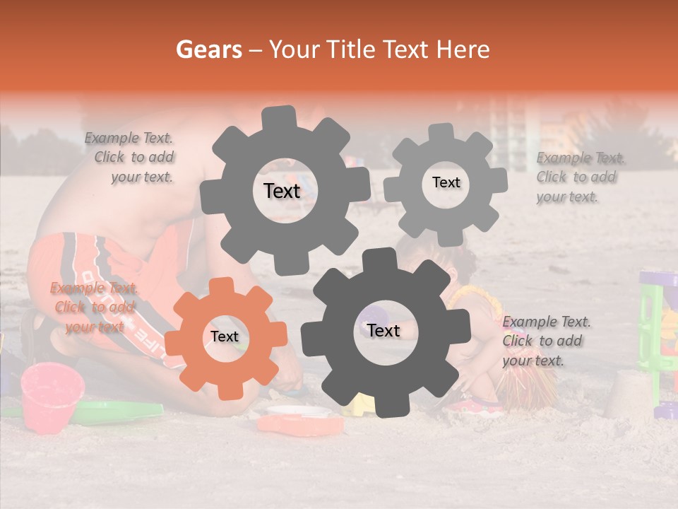 Togetherness White Sharing PowerPoint Template