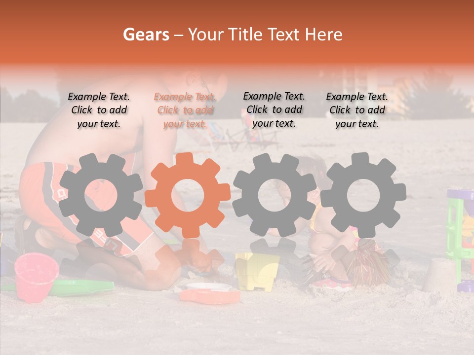 Togetherness White Sharing PowerPoint Template