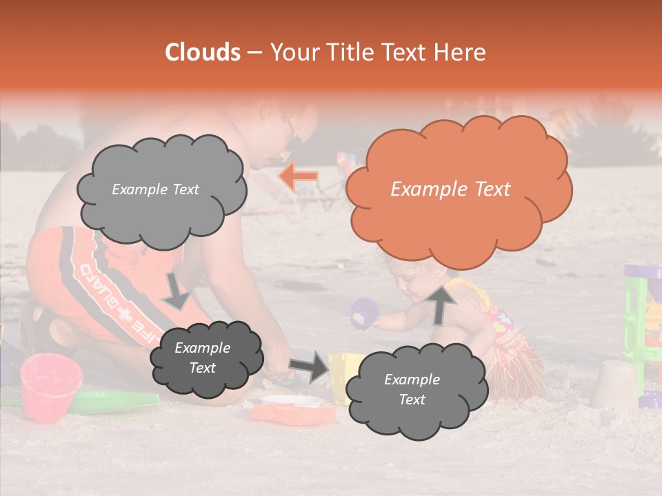 Togetherness White Sharing PowerPoint Template