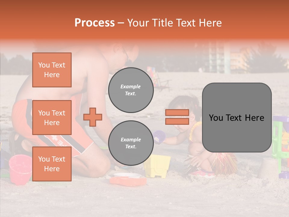 Togetherness White Sharing PowerPoint Template