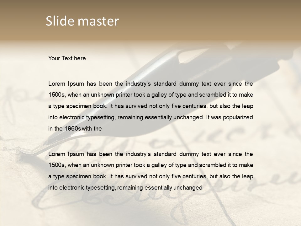 Aging Old Senior PowerPoint Template