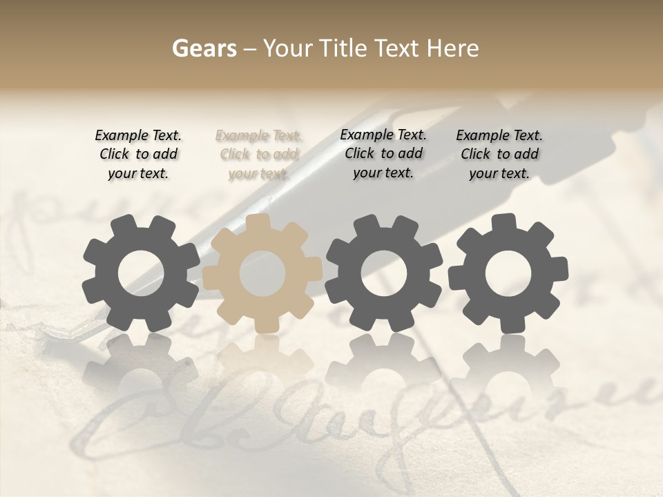 Aging Old Senior PowerPoint Template