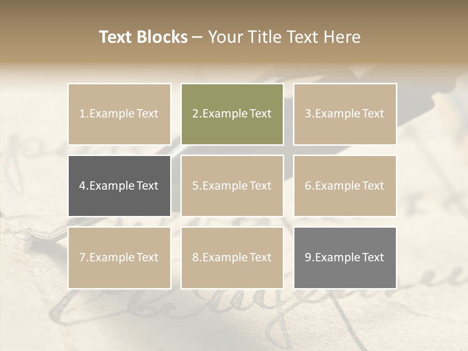 Aging Old Senior PowerPoint Template