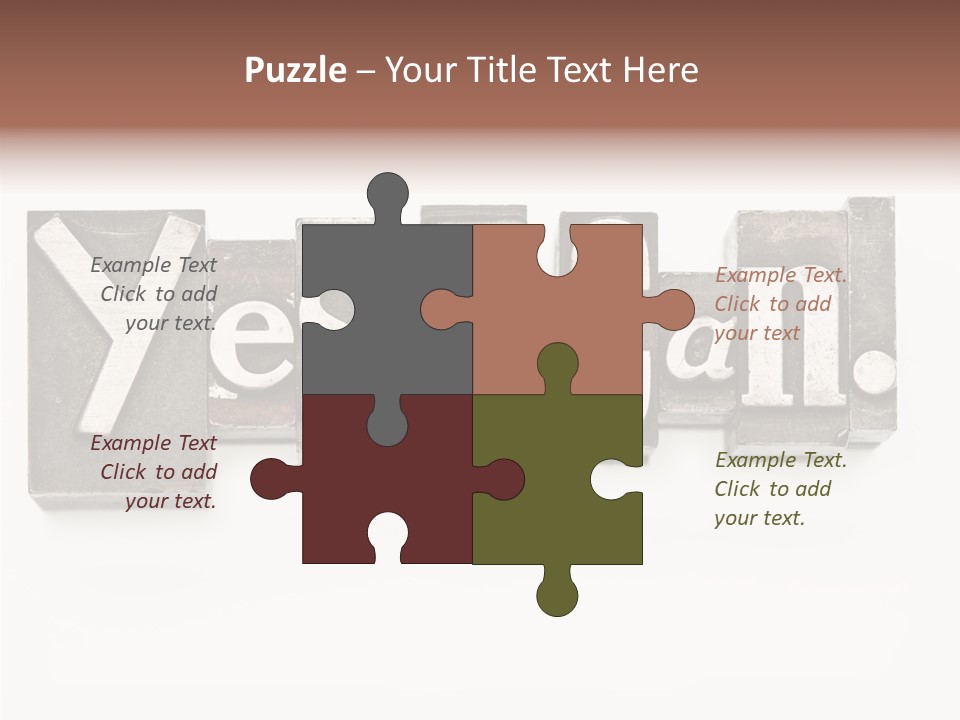 White Care Aging PowerPoint Template