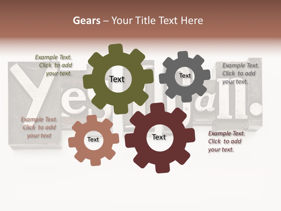 White Care Aging PowerPoint Template